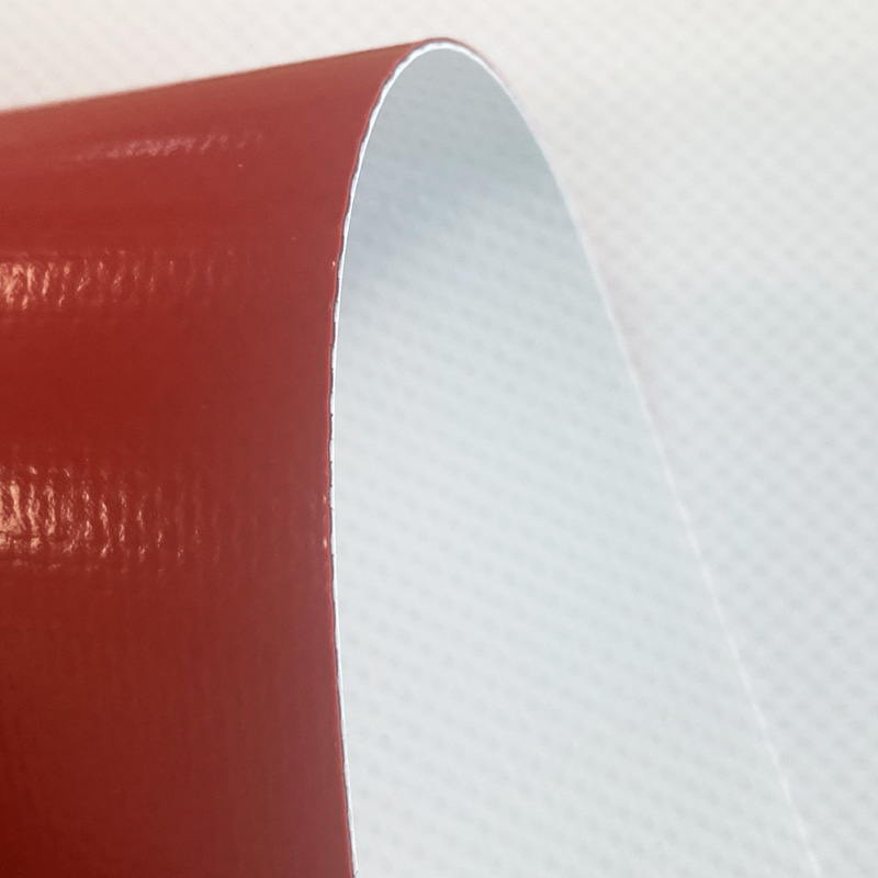 TS750RW RED and White Tent Fabric